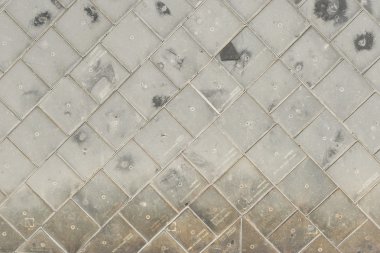Uzay mekiği d yüzeyinde çizik vücut aşırı closeup