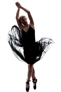 Beyaz Giysili Beyaz Kadın ve Dans Eden Siyah Elbiseli Beyaz Elli Kadın. Dikey Çekim