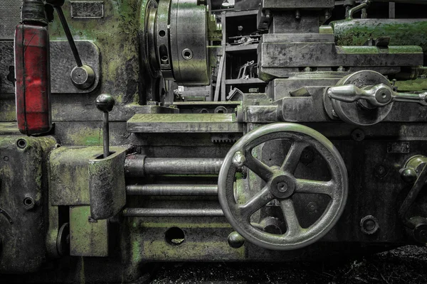 Old industrial tool in retro workshop — Stock Photo, Image