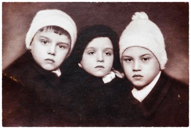 Geçen yüzyılın önde gelen Vintage Çocuk Portreler