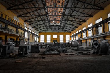 alanı içinde eski ıssız Metalurji firması