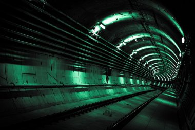 yeraltı metro hattı inşaatı