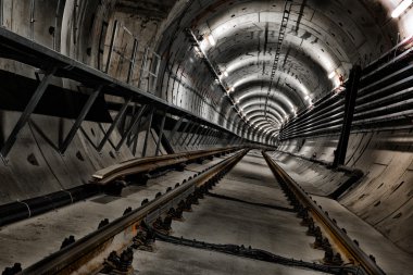 yeraltı metro hattı inşaatı