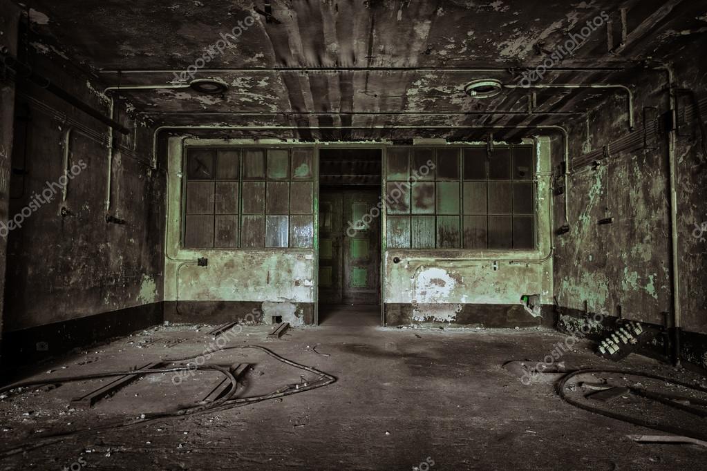 Abandoned industrial building interior Stock Photo by ©maroti 32555015