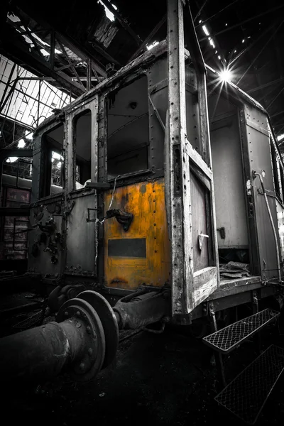 Régi vasúti kocsi — Stock Fotó