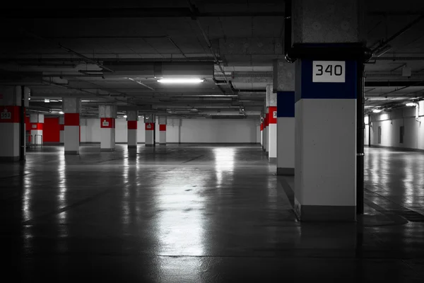 Parking garage underground — Stock Photo, Image