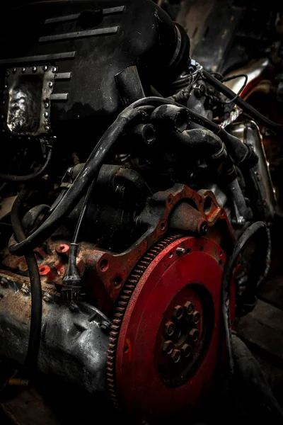 Old rusted engine — Stock Photo, Image