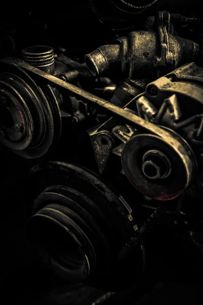 Old rusted engine — Stock Photo, Image