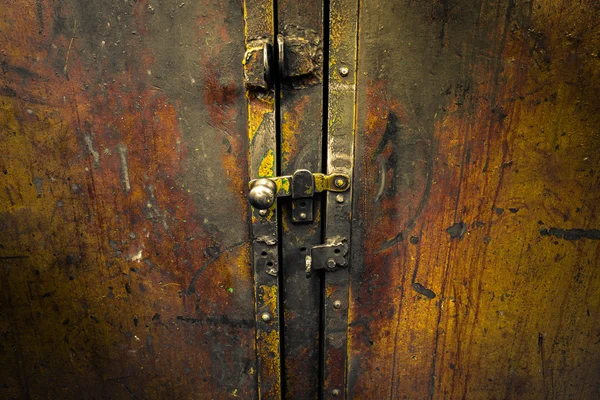 Iron cupboard door — Stock Photo, Image