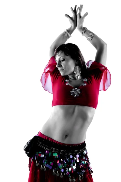 Vrouwen belly dancer — Stockfoto