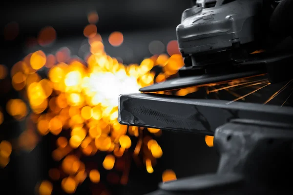 Electric wheel grinding — Stock Photo, Image