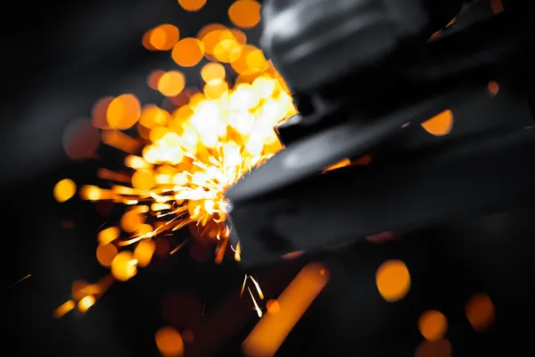 Electric wheel grinding — Stock Photo, Image