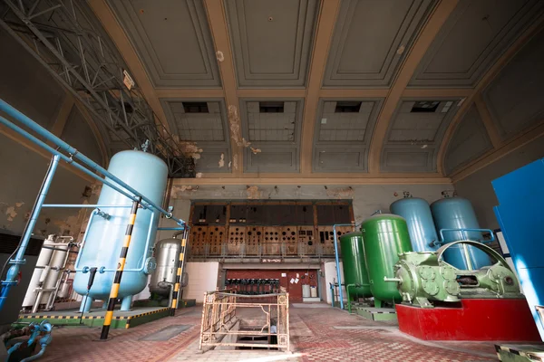 Abandoned industrial interior — Stock Photo, Image