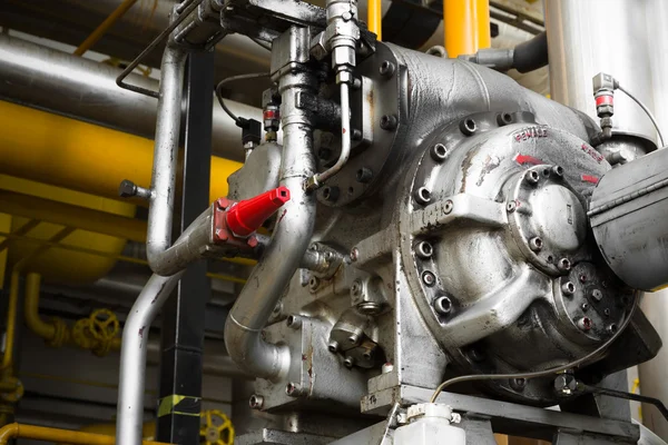 En motor av industriell utrustning — Stockfoto