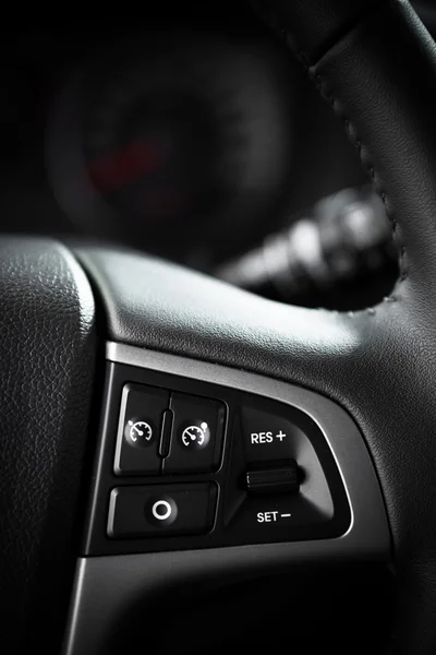 Steering wheel commands — Stock Photo, Image