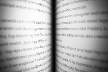 kitap sözlük mektupları açmak, yakın çekim