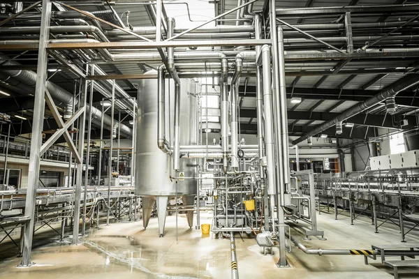 Brewery interior — Stock Photo, Image