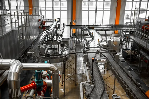 Brewery interior, equipment — Stock Photo, Image