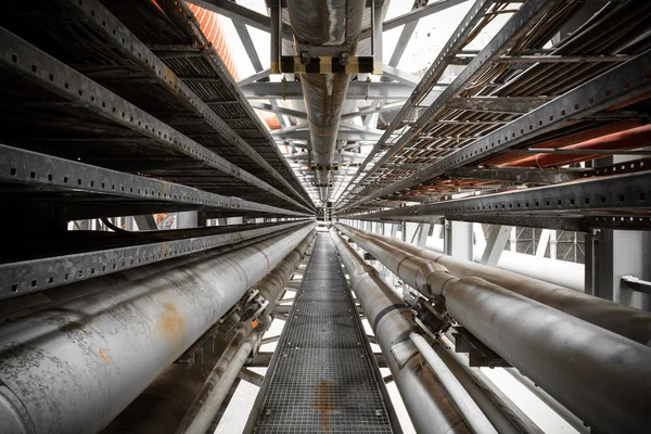 Pipeline corridor — Stock Photo, Image