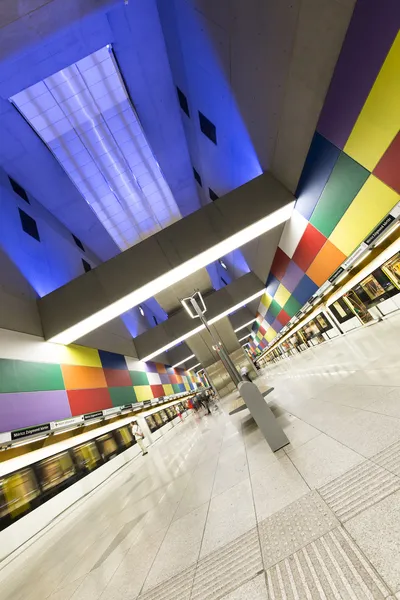 Interno della stazione della metropolitana — Foto Stock
