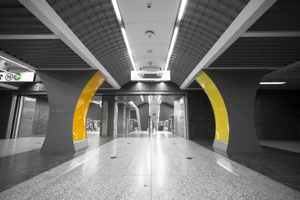 Interiér stanice metra — Stock fotografie