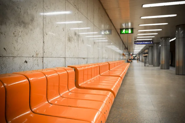 Subway station interiör — Stockfoto