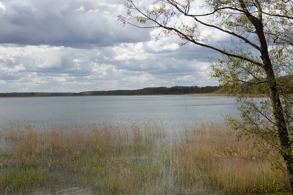 Sailboat Pier Lake Sniardwy Masuria Poland Landscape Level Great Polish Royalty Free Stock Photos