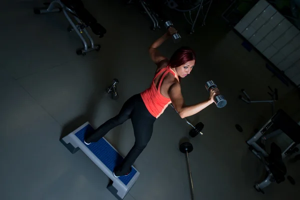 Sexy Fit Mulher Exercício — Fotografia de Stock