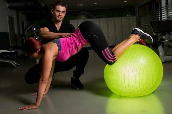 Fitness Couple Exercise in the gym