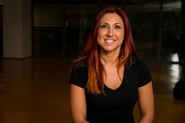 Portrait of red haired woman — Stock Photo, Image