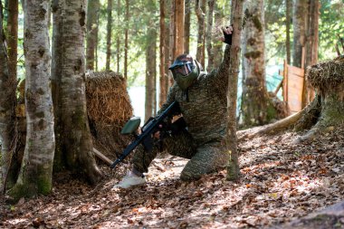 Paintball oyuncuları