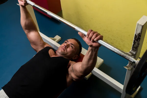 Bench Press Workout — Stock Photo, Image