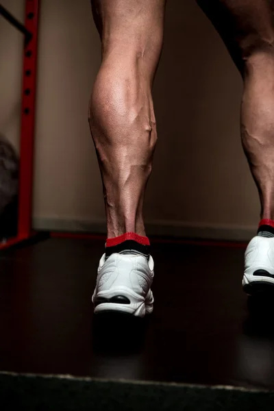 Piernas Deportivas Ternero — Foto de Stock