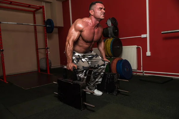 Heavy Weight Deadlift — Stock Photo, Image