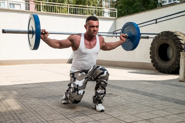 Barbell Lunge — Photo