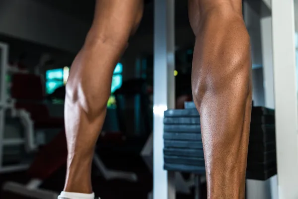 Muscular Man Calves — Stock Photo, Image