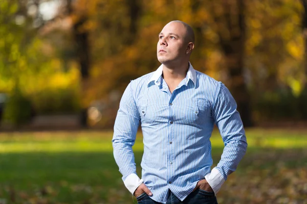 Autumn Man Portrait — Stock Photo, Image