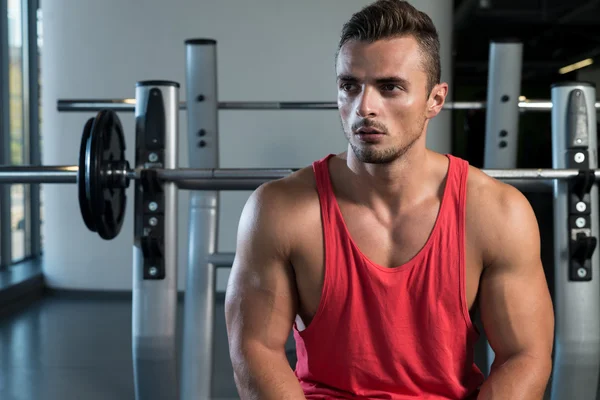 Taking a Break after Working Out — Stock Photo, Image