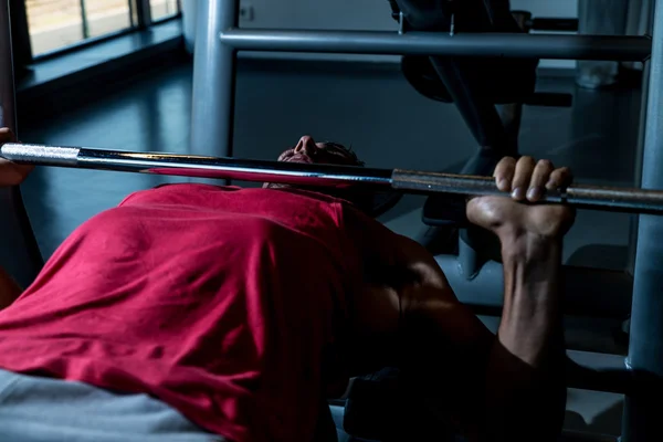 Bench Press Workout — Stock Photo, Image