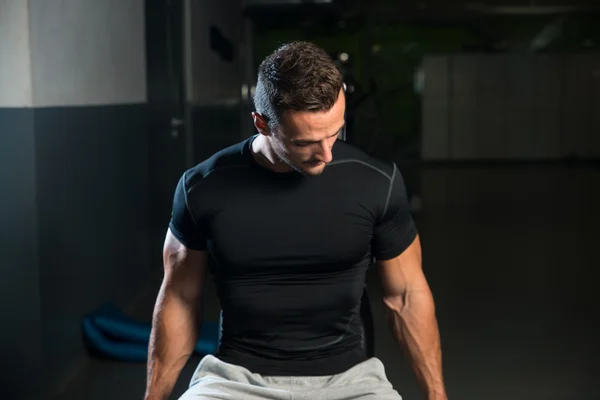 Shoulders Lateral Workout — Stock Photo, Image