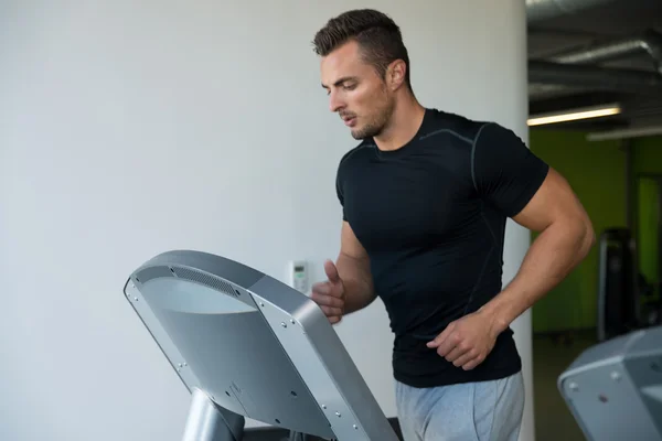 Exercising On A Treadmill — Stock Photo, Image