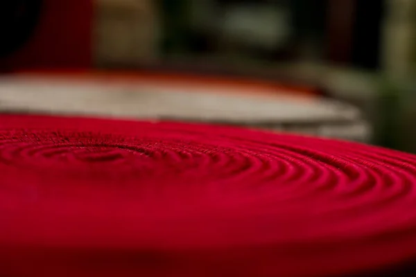 Primer plano de una alfombra con patrón fino —  Fotos de Stock