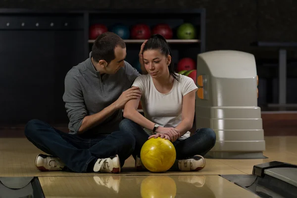 Teaching Bowling — Stock Photo, Image