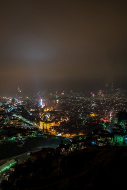 Saraybosna üzerinde havai fişek