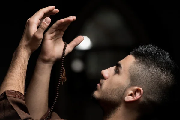 Ödmjuka muslimska bönen — Stockfoto