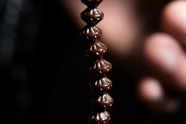 Prayer Using Rosary — Stock Photo, Image