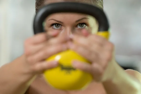 Kettle Bell Workout — Stock Photo, Image