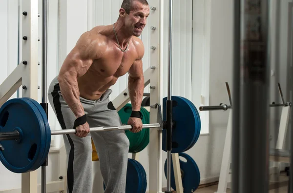 Healthy Man Doing Exercise For Back — Stock Photo, Image