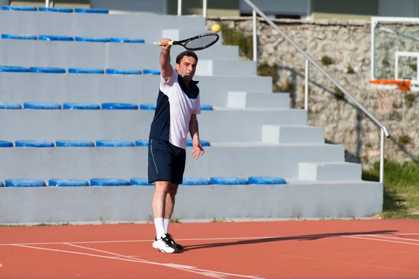 수석 백인 남자 테니스 — 스톡 사진