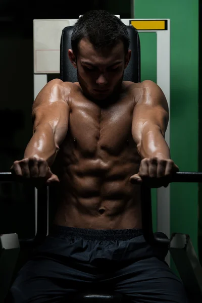 Bench Press Exercise Machine — Stock Photo, Image